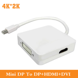 Mini displayport  to DP+HDMI +DVI 4K*2K